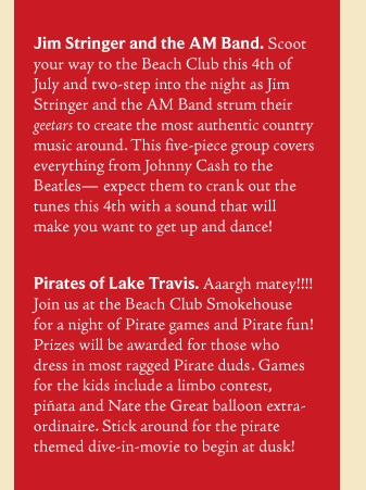 Jim Stringer and the AM Band and Pirates of Lake Travis